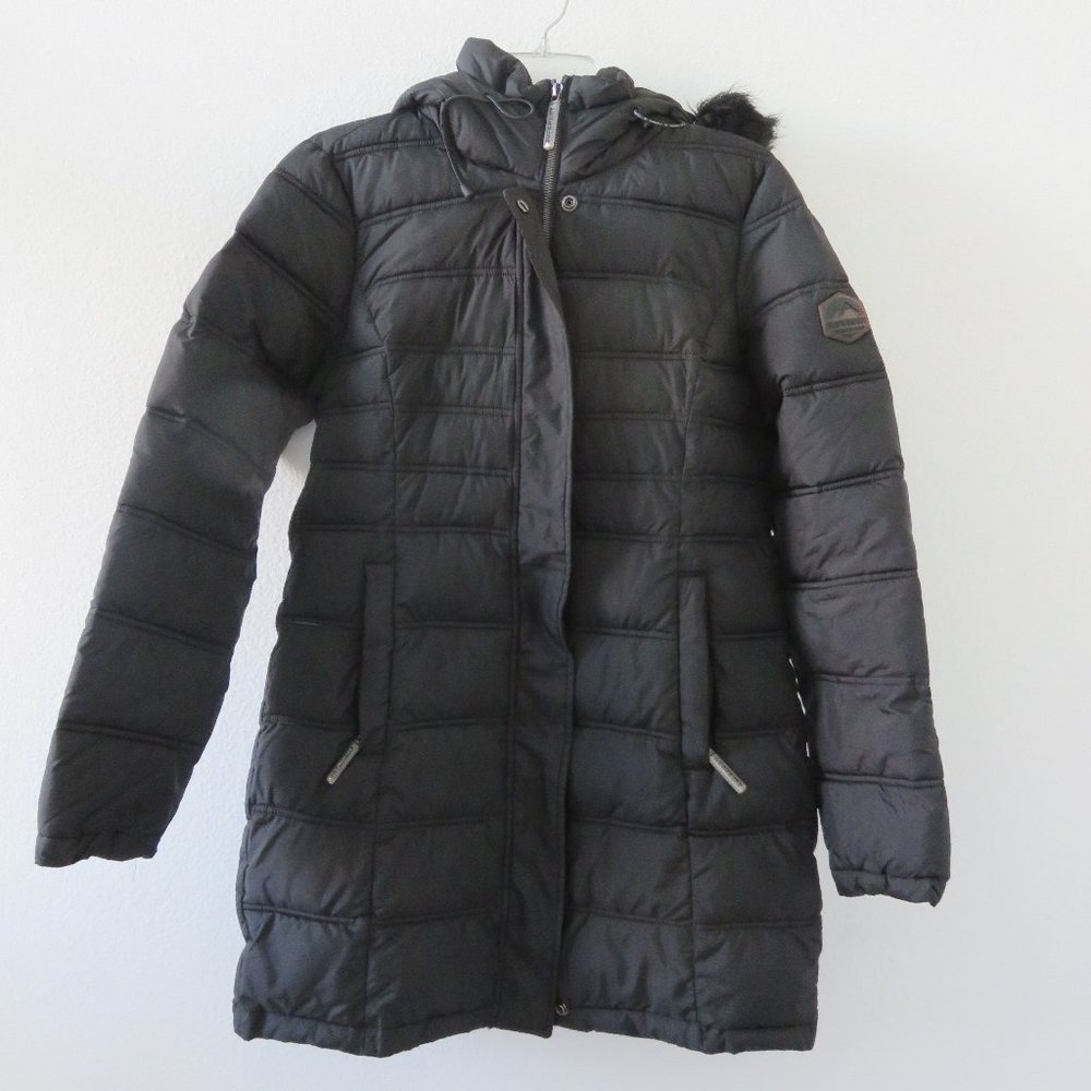 Superdry Original Fuji Women's Black Jacket US Size 8